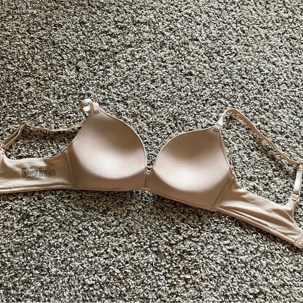 Auden Push Up Wireless Bra 32B Beige Nude - Picture 6 of 7